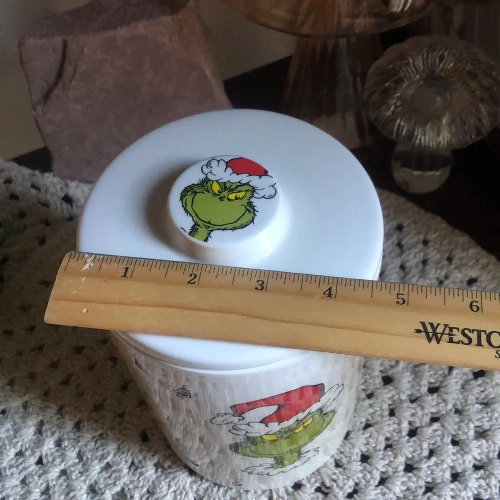 Dr Seuss THE GRINCH Canister Cookie Jar